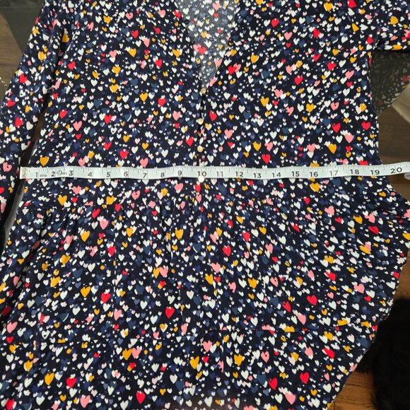 Heart Button Ruffle Dress - Picture 7 of 8